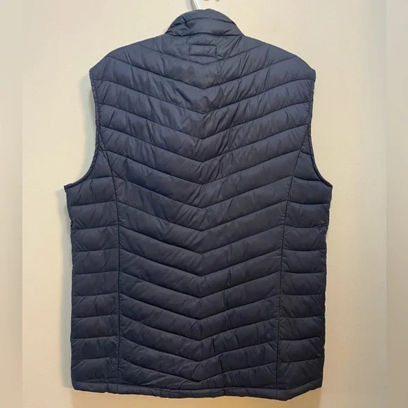 Lightweight Puffer Vest Tom Tailor Navy Blue Full Zip Men’s L/XL - Picture 4 of 14